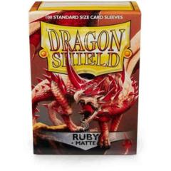 Dragon Shield Box of 100 in Matte Ruby
